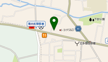 [EV]トヨタS&D西東京(株) 東大和店 (ネッツ多摩)の地図画像