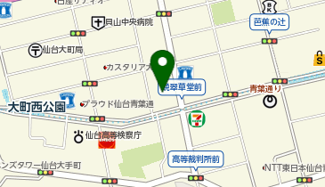 [EV]大和ハウスパーキング(株) Dパーキング仙台市大町2丁目第2の地図画像