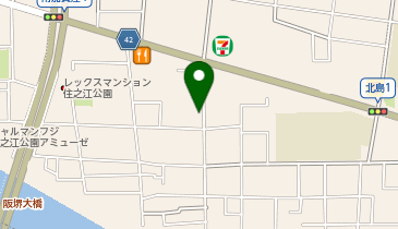 [EV]大和ハウスパーキング(株) Dパーキング南加賀屋4丁目第1 (1番車室)の地図画像