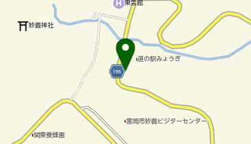 [EV]JEV 道の駅 みょうぎの地図画像