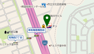[EV]エディオン箕面船場店の地図画像