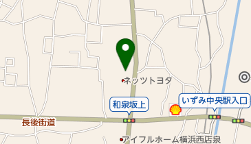 [EV]トヨタモビリティ神奈川 いずみ中央店 (ネッツ横浜)の地図画像