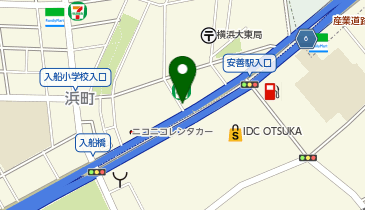 [EV]セブンイレブン横浜朝日町1丁目店の地図画像