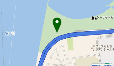 [EV]福岡市 シーサイドももち海浜公園 百道浜西Pの地図画像