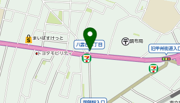 [EV](株)アクセル フィアット/アバルト調布の地図画像