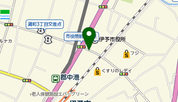 [EV]伊予市役所 駐車場の地図画像