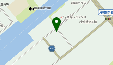 [EV]三井不動産商業マネジメント(株) ららテラス HARUMI FLAG (屋上P)の地図画像