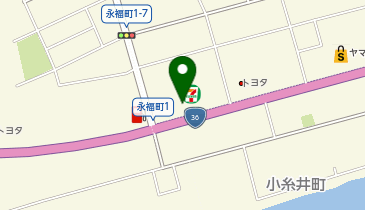 [EV]セブンイレブン苫小牧永福町1丁目店の地図画像