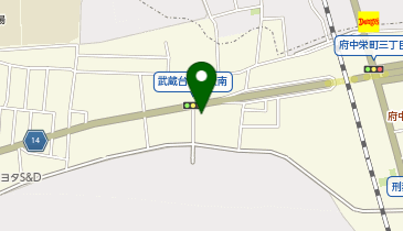 [EV](株)武蔵野オートバックス オートバックスガレージ府中の地図画像