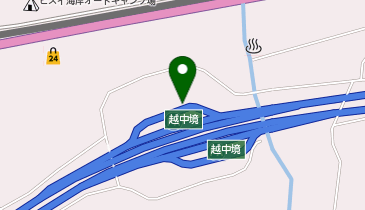 [EV]東日本高速道路(株) NEXCO東日本 北陸自動車道 越中境PA (下り)の地図画像