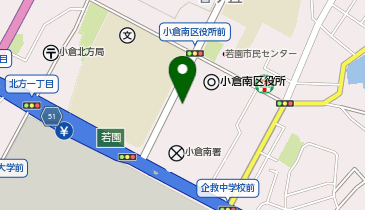 [EV]北九州市 小倉南区役所の地図画像