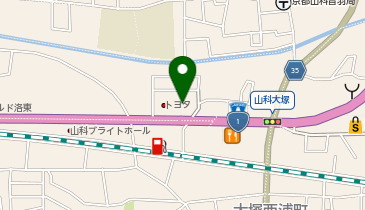 [EV]ネッツトヨタヤサカ(株) 山科店の地図画像