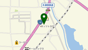 [EV]ネッツトヨタヤサカ(株) 木津店の地図画像