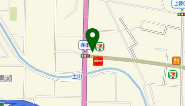 [EV]セブンイレブン富山赤田店の地図画像