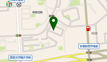 [EV]東京都 都営多摩ニュータウン貝取団地 (5丁目)の地図画像