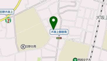[EV]東京都 都営日野大坂上三丁目アパートの地図画像