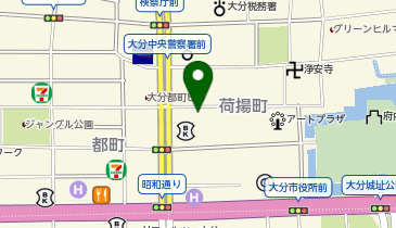 [EV]大分市 市営荷揚立体駐車場の地図画像