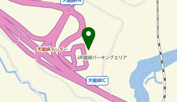 [EV]天龍峡パーキングエリアの地図画像
