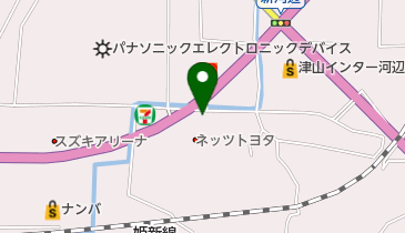 [EV]ネッツトヨタ岡山(株) 津山店の地図画像