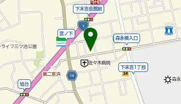 [EV]パーク24(株) タイムズ下末吉第8の地図画像