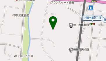[EV]豊田市博物館の地図画像