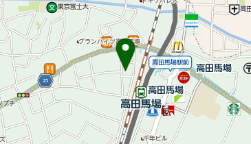 [EV]極東開発パーキング(株) P.ZONE 高田馬場駅前の地図画像
