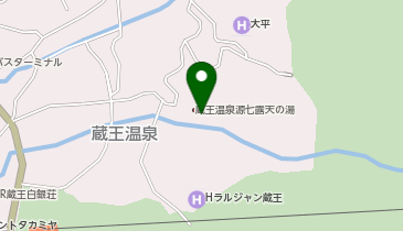 [EV]蔵王温泉 源七露天の湯の地図画像