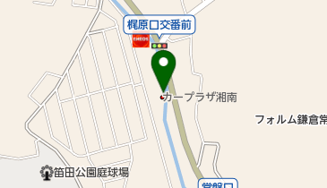 [EV]カープラザ湘南(株) 鎌倉店の地図画像