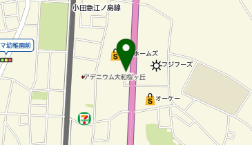 [EV](株)島忠 ホームズ大和店 (立体P 3階)の地図画像
