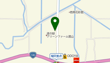 [EV]館山市 道の駅 グリーンファーム館山の地図画像