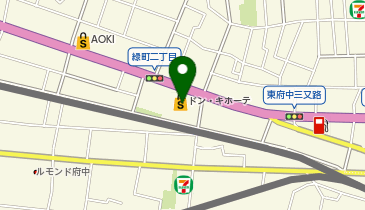 [EV]UDリテール(株) MEGAドン・キホーテ 府中店 (屋上P)の地図画像