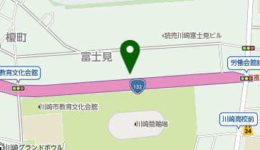 [EV]パーク24(株) タイムズ富士見公園平面駐車場の地図画像