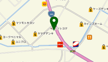 [EV]福島トヨペット(株) ネッツノヴェル白河の地図画像