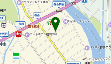 [EV](株)フィーノホテルズ ベストウェスタンプラス福岡天神南の地図画像