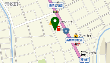 [EV](株)ENEOSモビリニア上信越支店 ENEOS Dr.Drive セルフR17前橋荒牧店の地図画像