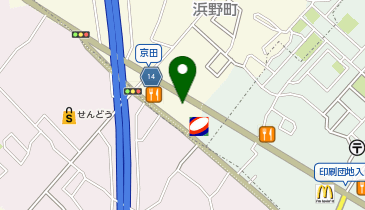 [EV](株)ENEOSモビリニア南千葉支店 ENEOS 浜野インターSSの地図画像