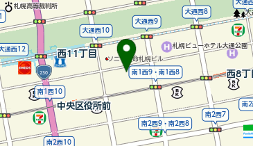 [EV]大和ハウスパーキング(株) Dパーキング南1条西9丁目第1の地図画像