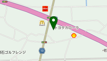 [EV]トヨタカローラ青森(株) 黒石店の地図画像