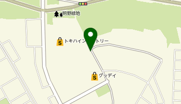 [EV](株)トキハインダストリー あけのアクロスタウンの地図画像