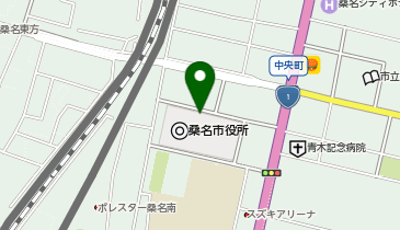 [EV]パーク24(株) タイムズ桑名市庁舎北の地図画像