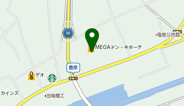 [EV]UDリテール(株) MEGAドン・キホーテ うるま店の地図画像