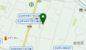 [EV](株)イズミ ゆめモール五日市の地図画像