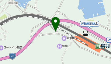 [EV]鳥羽駅南口周辺の地図画像