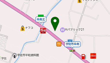 [EV]大分トヨタ自動車(株) ネッツトヨタ東九州 宇佐店の地図画像