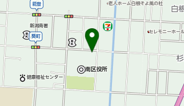 [EV]新潟市 南区役所の地図画像