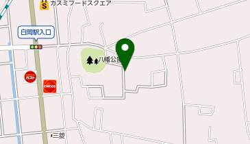 [EV]白岡市コミュニティセンターの地図画像
