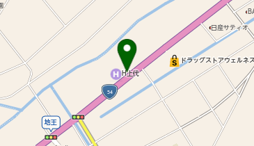 [EV](有)上代 ホテル上代の地図画像