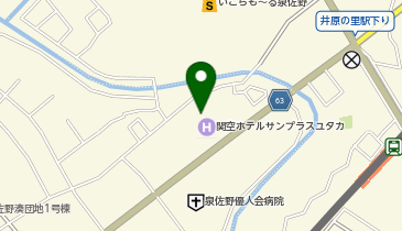 [EV](株)ユタカ ホテルサンプラスユタカの地図画像