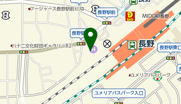 [EV]ホテルメトロポリタン長野の地図画像