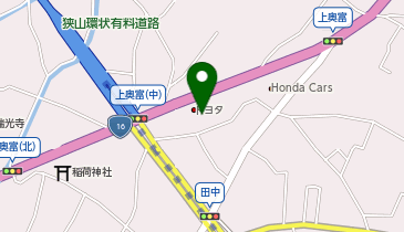 [EV]埼玉トヨタ自動車(株) 狭山店の地図画像